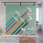 The Cranes Wall Mural Gallery Image 1