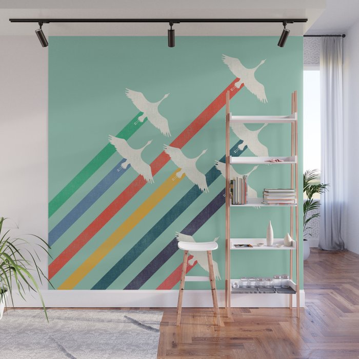 The Cranes Wall Mural Gallery Image 1