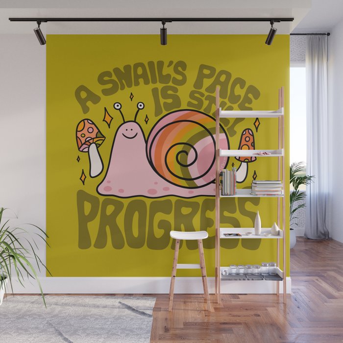 Snail Pace Wall Mural Gallery Image 1