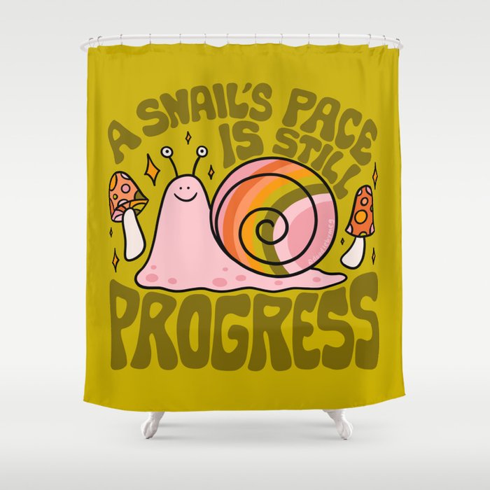 Snail Pace Shower Curtain Gallery Image 1