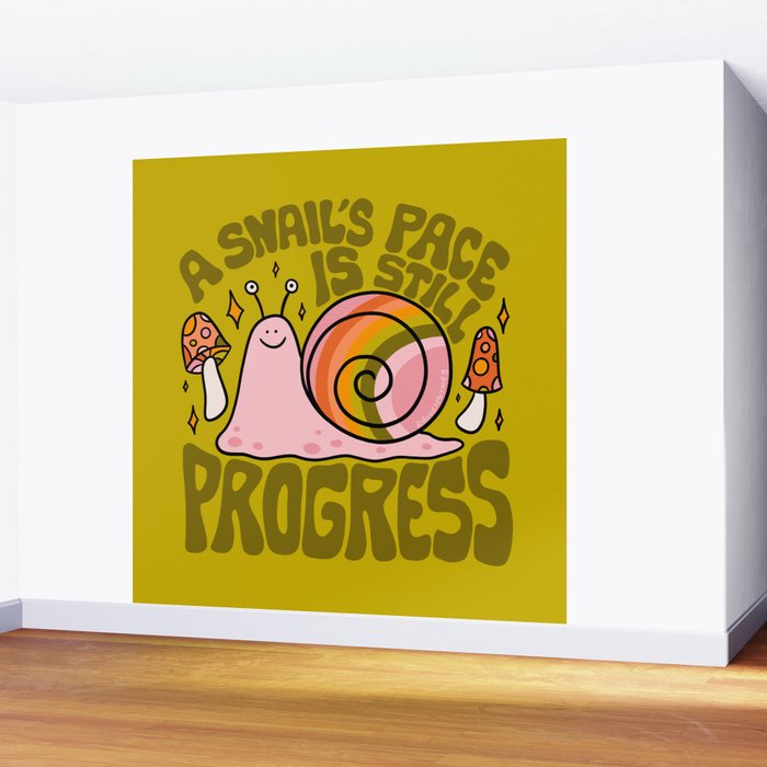 Snail Pace Wall Mural Gallery Image 2