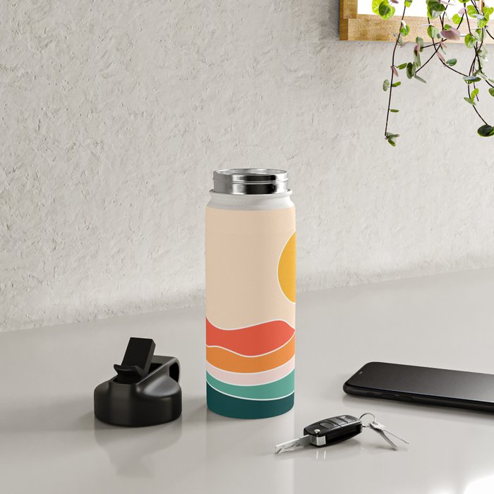 Abstract Landscape 23A Water Bottle Gallery Image 4