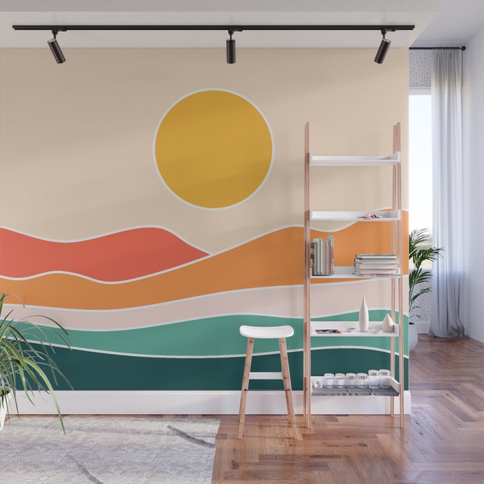 Abstract Landscape 23A Wall Mural Gallery Image 1