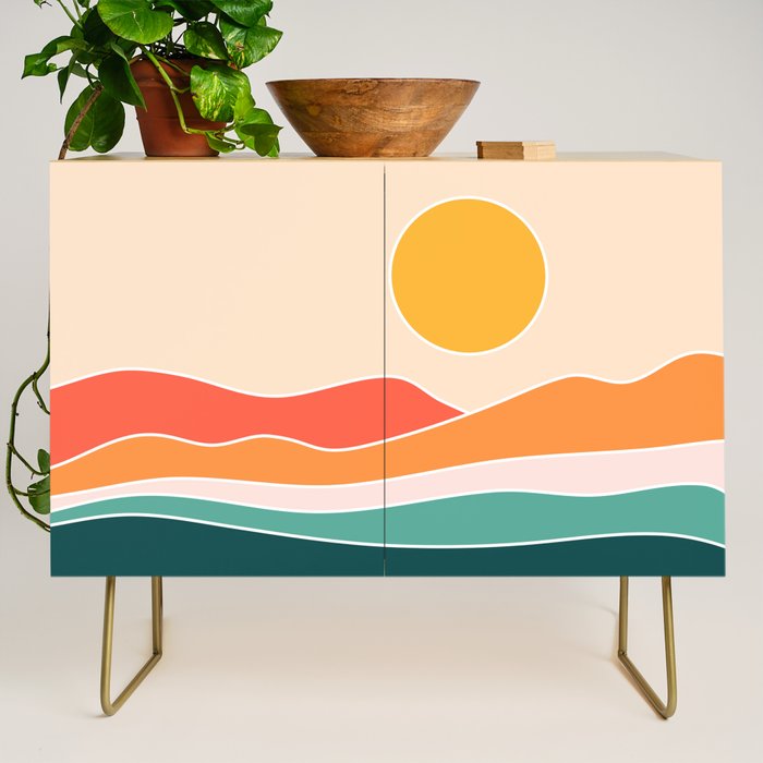 Abstract Landscape 23A Credenza Gallery Image 1