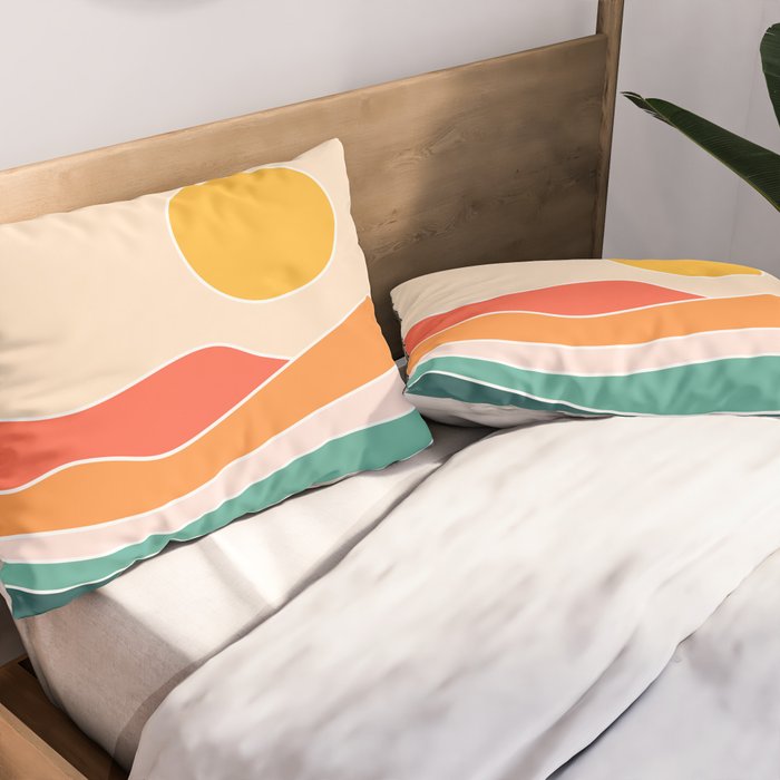 Abstract Landscape 23A Pillow Sham Gallery Image 2