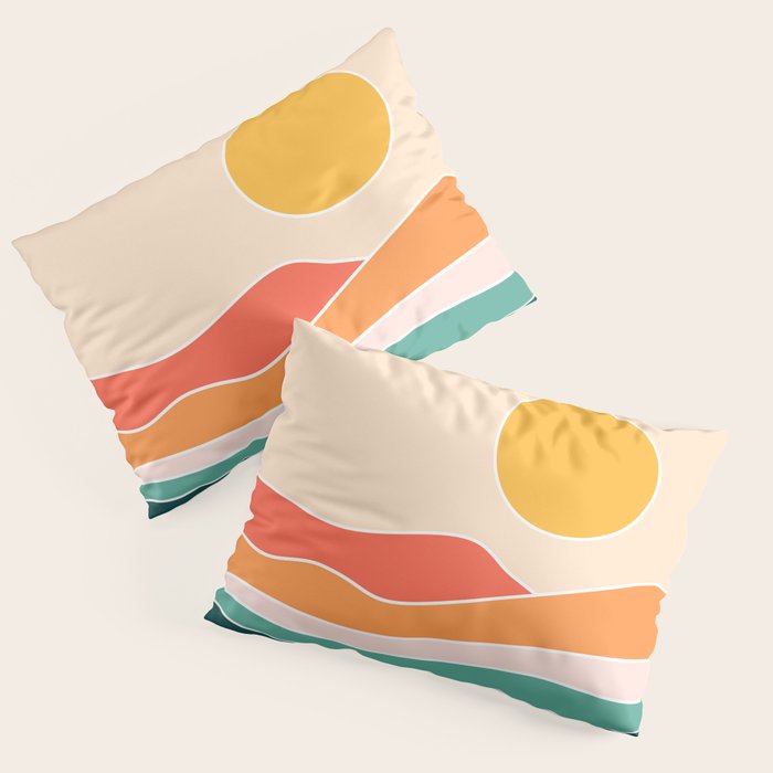 Abstract Landscape 23A Pillow Sham Gallery Image 1
