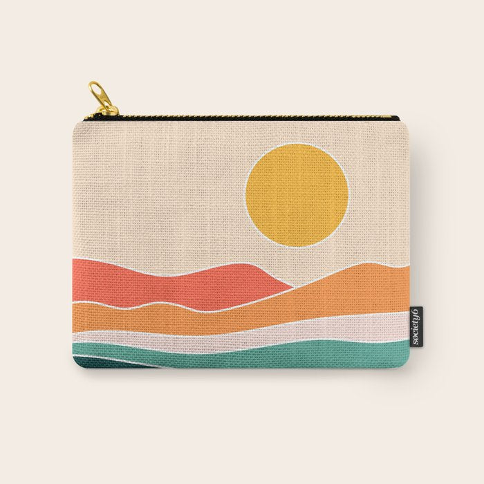 Abstract Landscape 23A Carry All Pouch Gallery Image 1