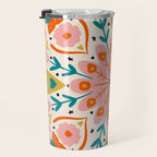 Butterfly Floral Mandala Travel Mug Gallery Image 3