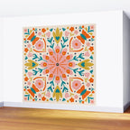 Butterfly Floral Mandala Wall Mural Gallery Image 2