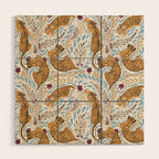 Roaring Floral Retreat Wood Wall Art Gallery Image 1