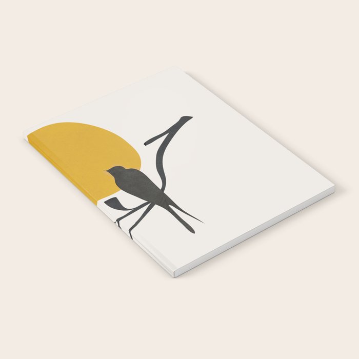 Bird and the Setting Sun Notebook Gallery Image 2