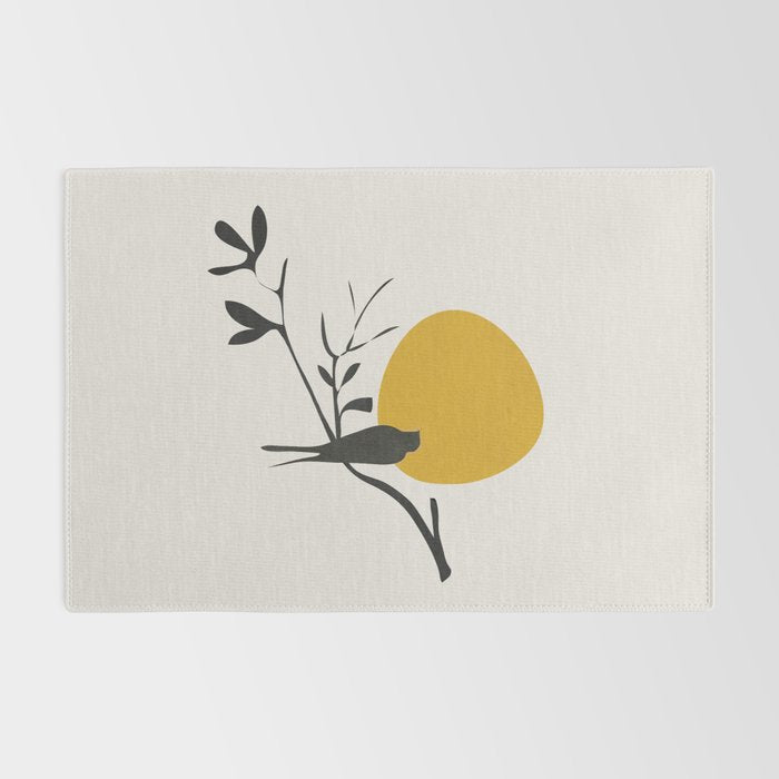 Bird and the Setting Sun Rug Gallery Image 2