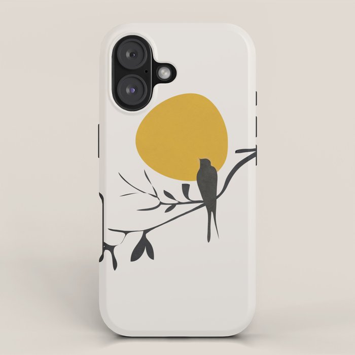 Bird and the Setting Sun iPhone Case Gallery Image 1