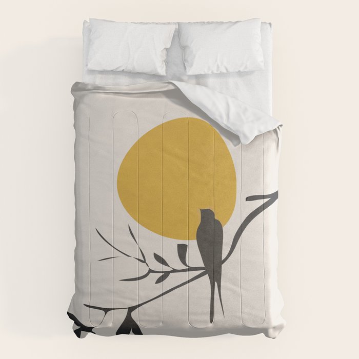 Bird and the Setting Sun Comforter Gallery Image 1