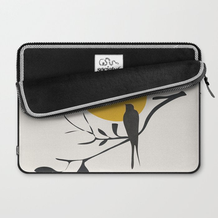 Bird and the Setting Sun Laptop Sleeve Gallery Image 2