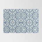 Boho Indigo Damask B Rug Gallery Image 2