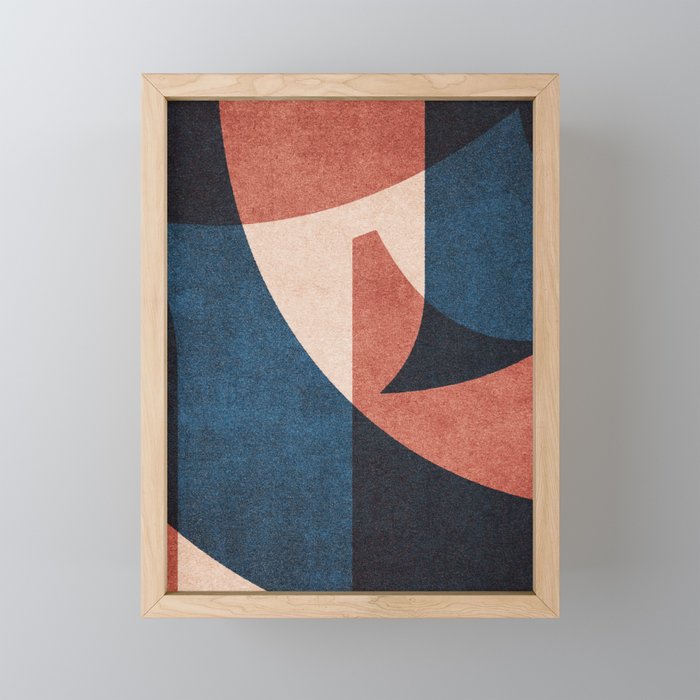 ABSTRACT ALPHABET / Gothic C Mini Art Print Gallery Image 1