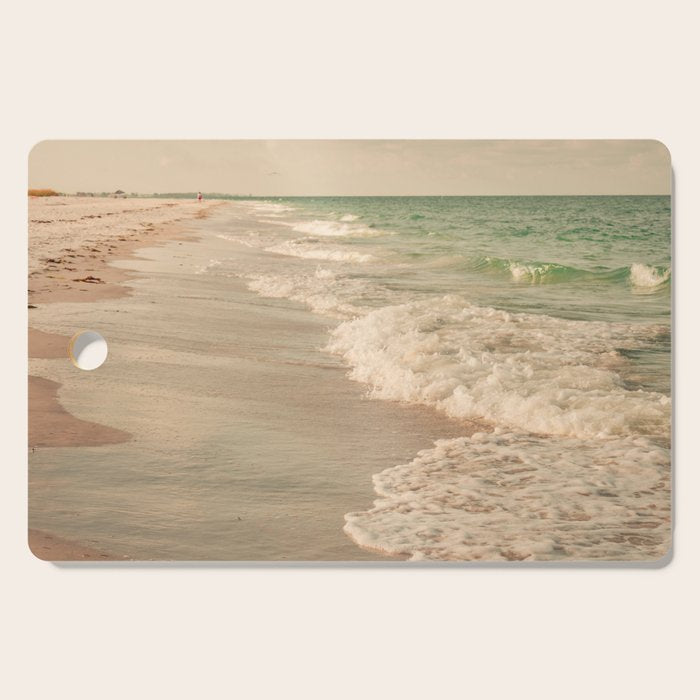 Tropical Beach Love Cutting Board Gallery Image 1