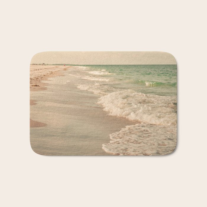 Tropical Beach Love Bath Mat Gallery Image 1