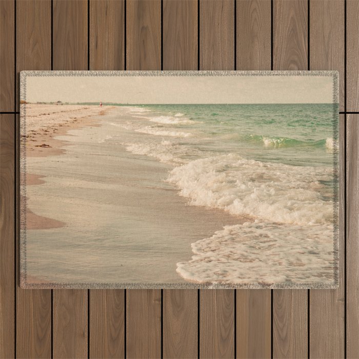 Tropical Beach Love Outdoor Rug Gallery Image 1