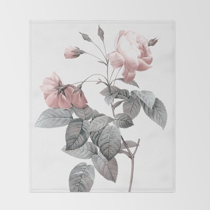 Rose 2 Throw Blanket Gallery Image 2