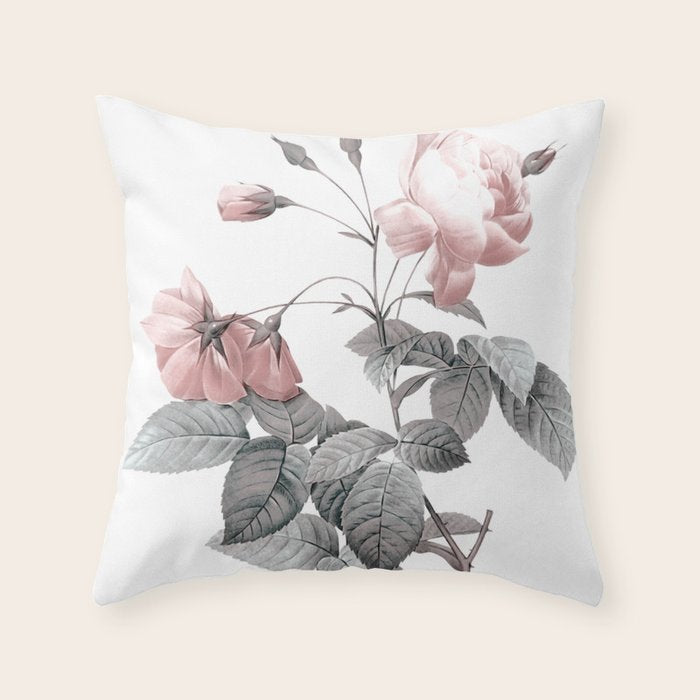 Rose 2 Throw Pillow Gallery Image 1