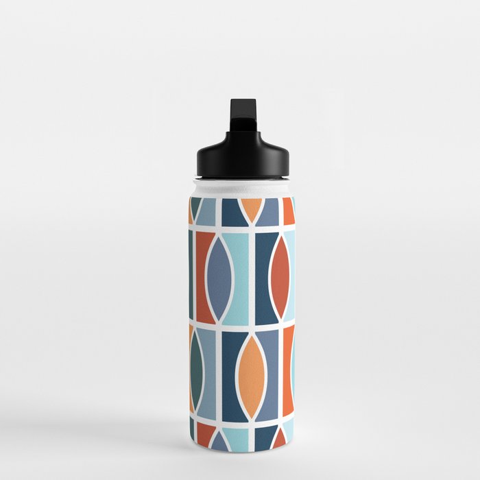 Colorful Mid Century design Water Bottle Gallery Image 3