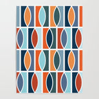 Colorful Mid Century design Poster Gallery Image 4