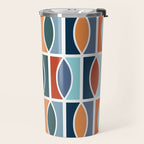 Colorful Mid Century design Travel Mug Gallery Image 2
