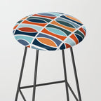 Colorful Mid Century design Stool Gallery Image 2