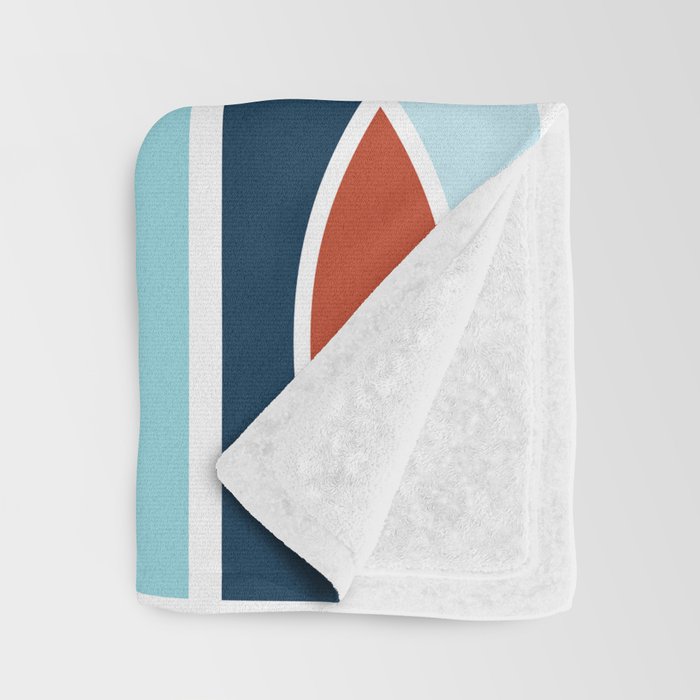 Colorful Mid Century design Throw Blanket Gallery Image 3