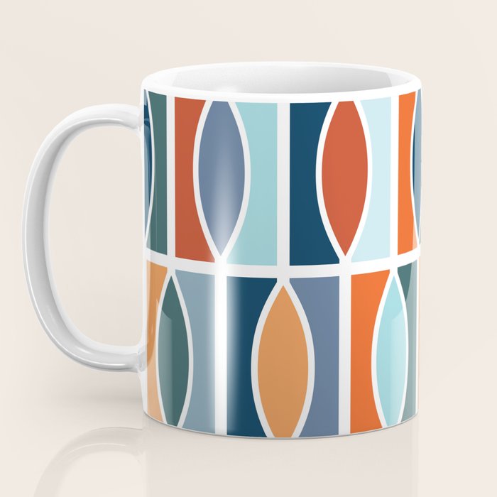 Colorful Mid Century design Coffee Mug Gallery Image 3