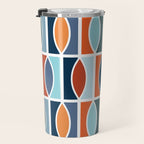 Colorful Mid Century design Travel Mug Gallery Image 3