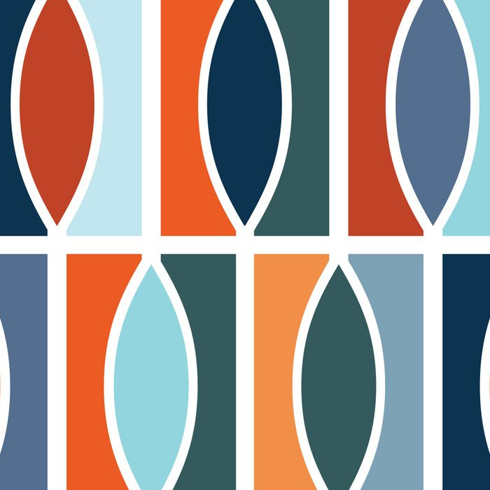 Colorful Mid Century design Coffee Mug Gallery Image 2