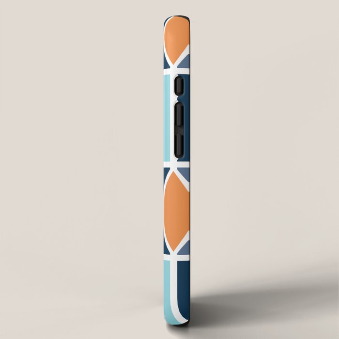 Colorful Mid Century design iPhone Case Gallery Image 2