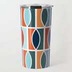 Colorful Mid Century design Travel Mug Gallery Image 1