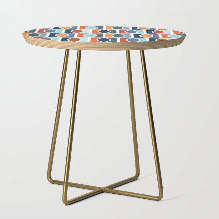 Colorful Mid Century design Side Table Gallery Image 1