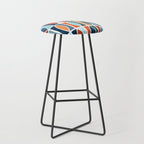 Colorful Mid Century design Stool Gallery Image 1