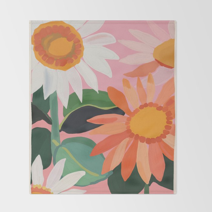Sunflowers 20 Throw Blanket Gallery Image 2
