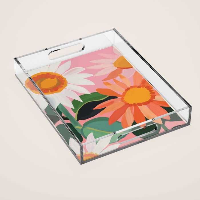 Sunflowers 20 Acrylic Tray Gallery Image 1