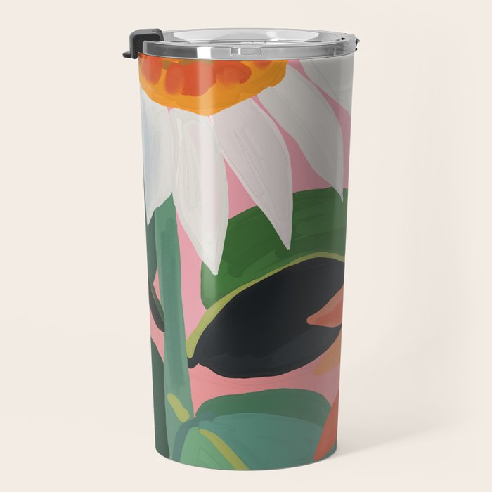 Sunflowers 20 Travel Mug Gallery Image 3