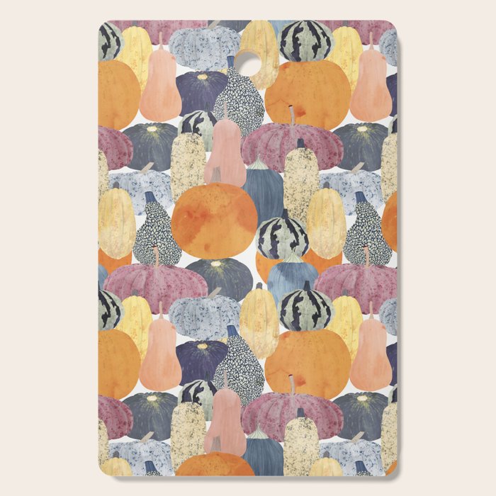 Pumpkin still life Cutting Board Gallery Image 1