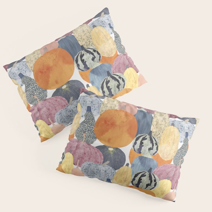 Pumpkin still life Pillow Sham Gallery Image 3