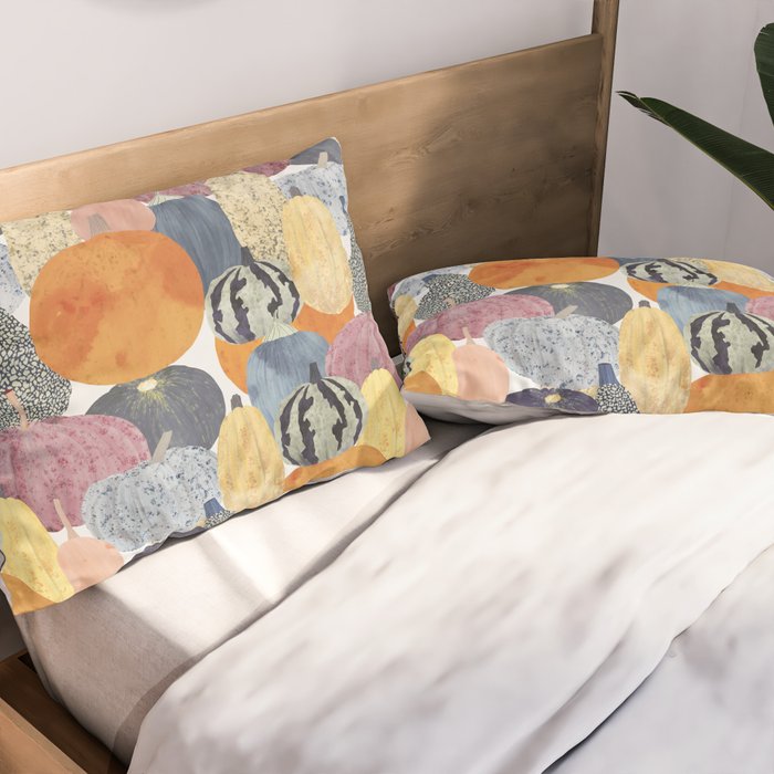 Pumpkin still life Pillow Sham Gallery Image 2