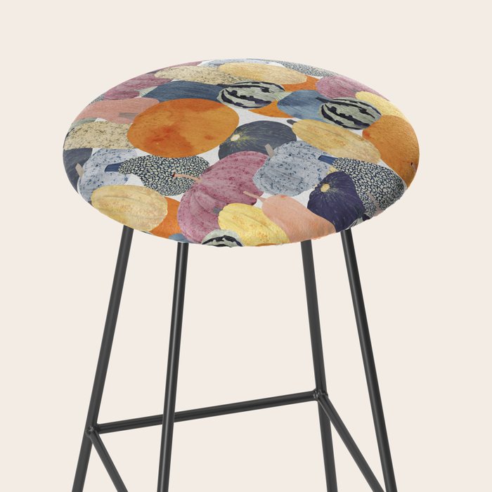 Pumpkin still life Stool Gallery Image 2