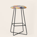 Pumpkin still life Stool Gallery Image 1