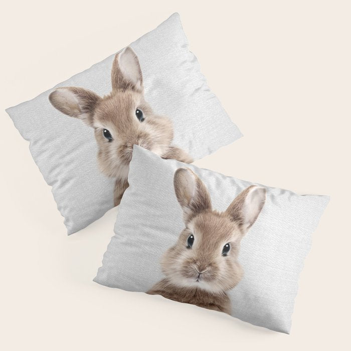 Baby Rabbit - Colorful Pillow Sham Gallery Image 3