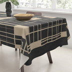 Lines in Motion 14 Tablecloth Gallery Image 3