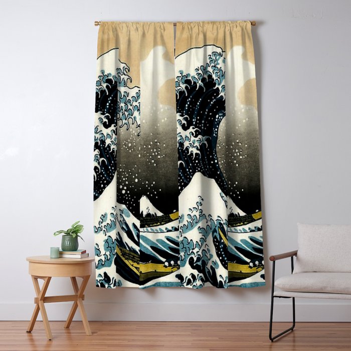 The Great Wave Off Kanagawa ,No.2, Window Curtain Gallery Image 5