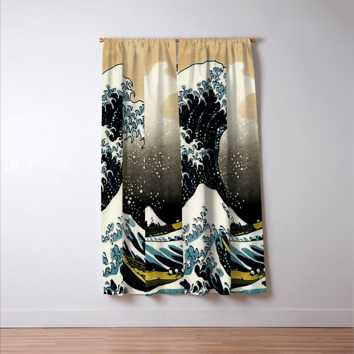 The Great Wave Off Kanagawa ,No.2, Window Curtain Gallery Image 3